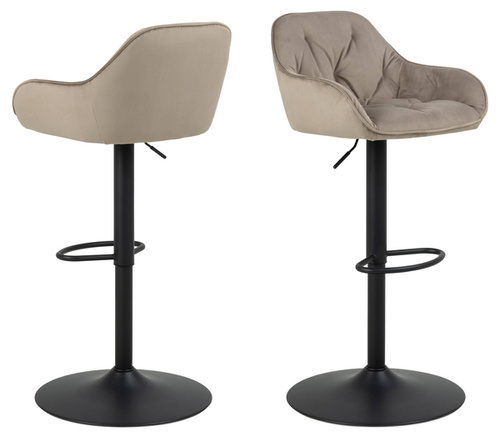 Actona Hoker Brooke Obrotowy Beżowy Czarny