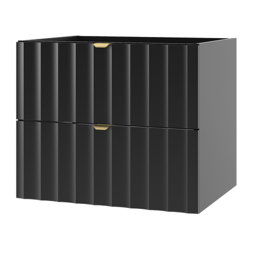 ARCOS-06 - Szafka Pod Umywalkę 2S 60cm Czarny Mat