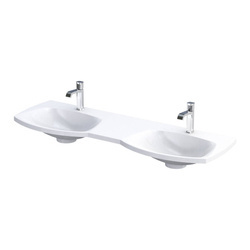 Oristo Umywalka meblowa 144 cm podwójna LOUIS biała
