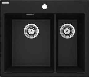 Zlewozmywak granitowy 1.5-komorowy Eridan