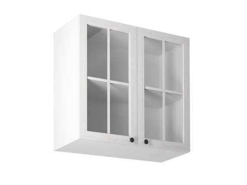 Szafka Kuchenna Górna Witryna 2-drzwiowa G80S Prowansja Sosna Andersen Biały Mat