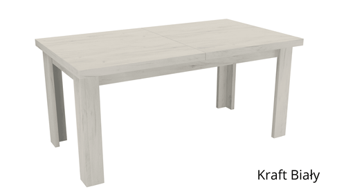 Duży Stół Rozkładany Do Jadalni Kraft Biały