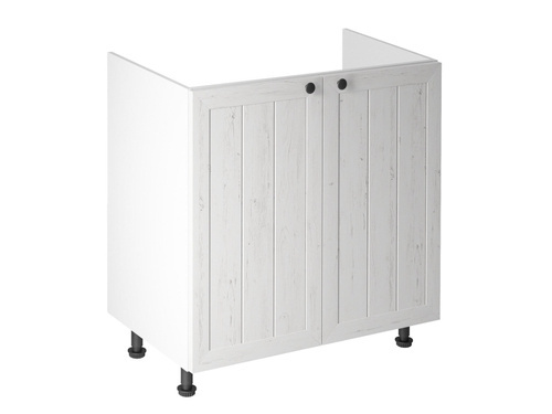 Szafka Kuchenna Dolna 2-drzwiowa Zabudowa Zlewozmywaka D80Z Prowansja Sosna Andersen Biały Mat