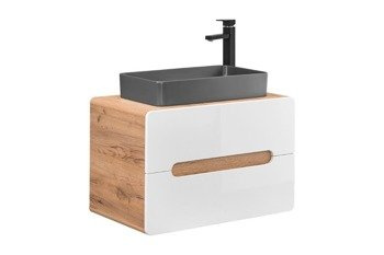 Szafka nastawna 80 cm Aruba + umywalka nastawna szara