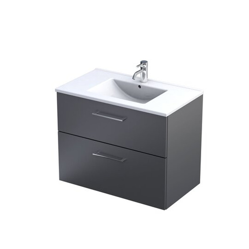Oristo Szafka z Umywalką GEO 80 cm Grafit