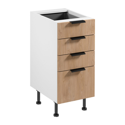 Szafka Kuchenna Dolna 4S Sorento D40S4 AX Biały Mat Puccini