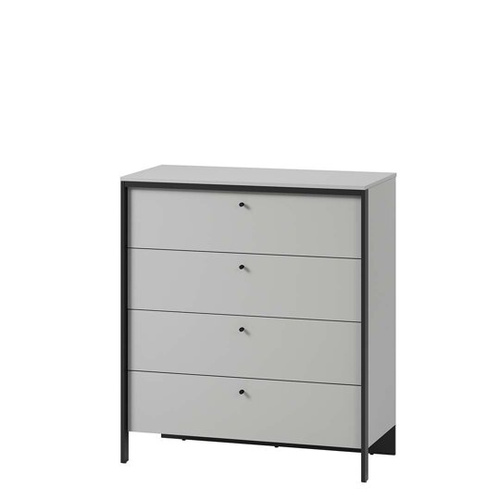 GRIS GS-03 - Komoda 4S Szara/Czarna