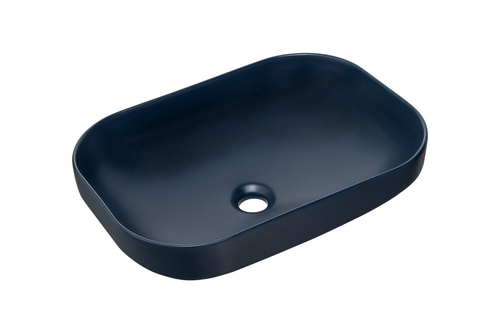 Umywalka Nablatowa Ceramiczna UN-NELI-MNB Granatowy Mat