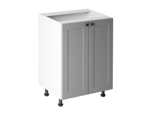 Szafka Kuchenna Dolna 2-drzwiowa D60 Linea Grey Szary Mat