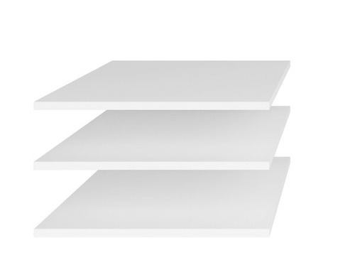 Optima Półki Do Szafy 3 Sztuki Do 68 Biały