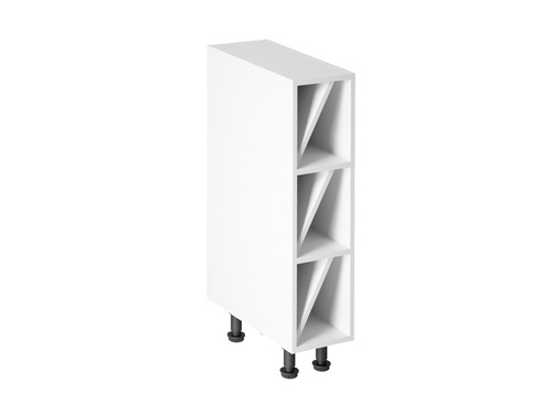 Szafka Kuchenna Dolna Otwarta D20W Linea Grey Biały Mat