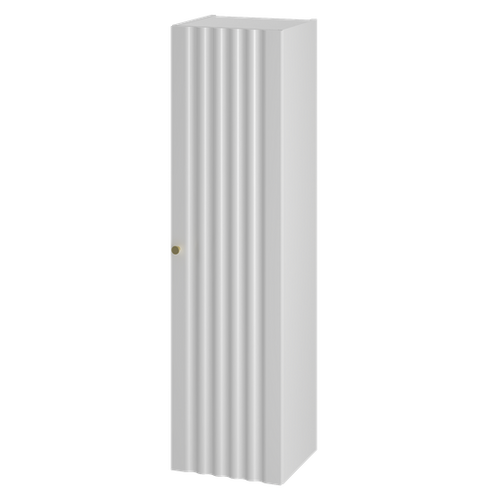 AQUA-03 - Słupek Wysoki 1-drzwiowy 130cm Biały Mat