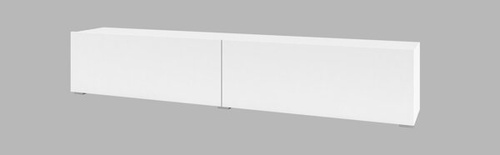 Ava Komoda RTV 2-drzwiowa Biały Mat/Dąb Wotan