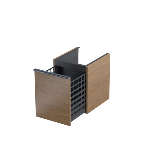 Oristo Szafka Niska z Koszem ETNA UNI 40 cm Jasne Drewno