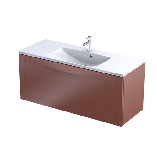 Oristo Szafka z Umywalką SKAGEN UNI 120 cm Czerwony
