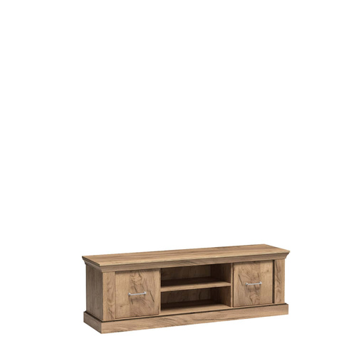 ANTICA-15 - Komoda RTV 2-drzwiowa Kraft Złoty