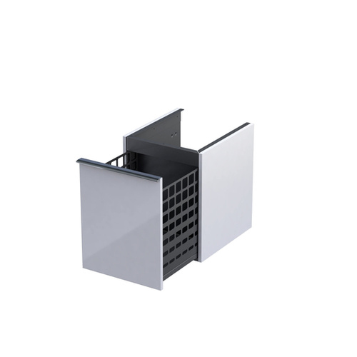 Oristo Szafka Niska z Koszem ETNA UNI 40 cm Biały