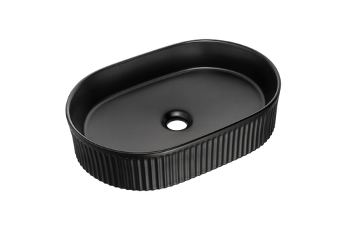 Umywalka Nablatowa Ceramiczna BEYOND 5 BLACK E-6564 Czarny Mat