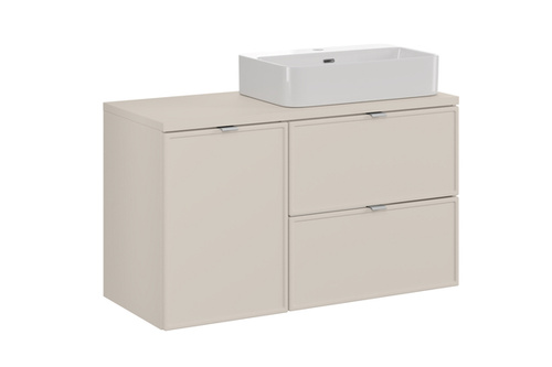 Bella Cashmere Szafka 100 cm z Blatem i Umywalką Trust