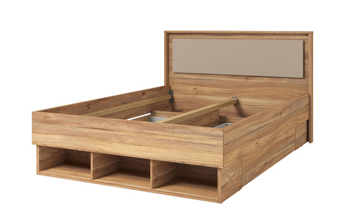 Impressio - Łóżko 140 x 200 cm Dąb Mauvella Congo