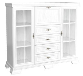 Kora Andersen KK7 - Komoda Wysoka Przeszklona Sosna Andersen