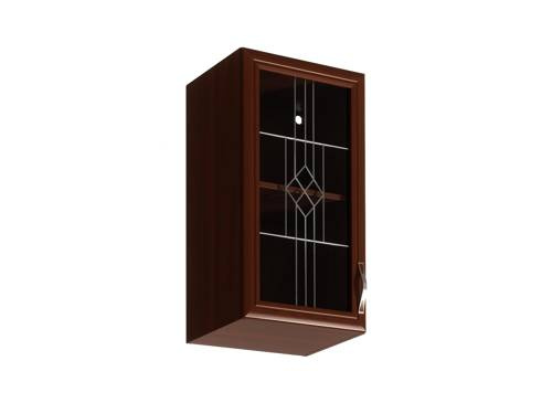 Szafka Kuchenna Górna Witryna 1-drzwiowa Lewa G40S-L Sycylia Orzech