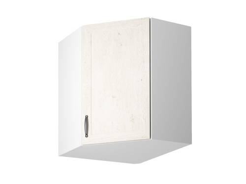 Szafka Kuchenna Górna 1-drzwiowa Narożna G60N Royal Sosna Nordycka Biały Mat