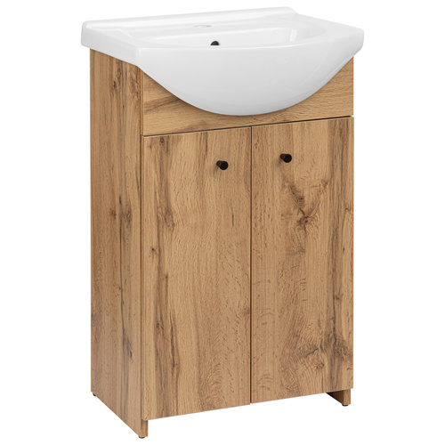 Astor Zestaw Pik Wotan 50 cm Szafka z Umywalką Dąb Wotan