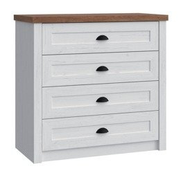 Prowansja Andersen K4 - Komoda 4 Szuflady Sosna Andersen