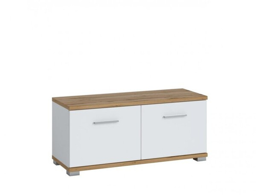 Hola HOLG05 - Komoda-Ławka Biała/Dąb Wotan