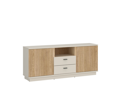 Mosano LUSF101 - Komoda RTV 2D2S Cashmere Dąb Cremona