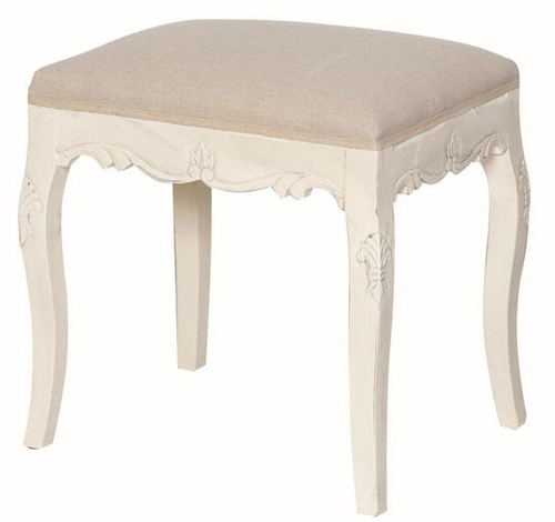 Rimini 046 Siedzisko tapicerowane kremowo beżowe drewno/mdf