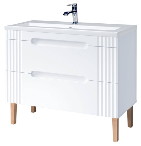 Szafka z umywalką 100 cm FIJI WHITE