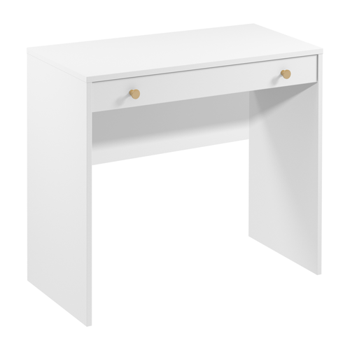 Rel B1 - Biurko 1 Szuflada Biały Platynowy Mat