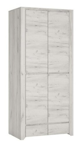 Angel TYP-20 - Szafa 2D-2S Dąb White Craft