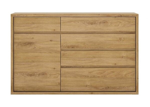 Shetland TYP 42 - Komoda 1D-5S Dąb Shetland/Szara