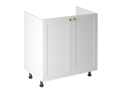 Szafka Kuchenna Dolna 2-drzwiowa D80Z Linea White Biały Mat