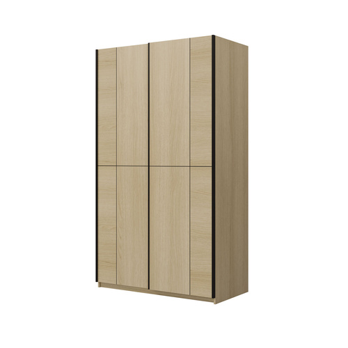 Cube - Szafa 2 Drzwi Przesuwnych 120 cm Dąb Lindberg