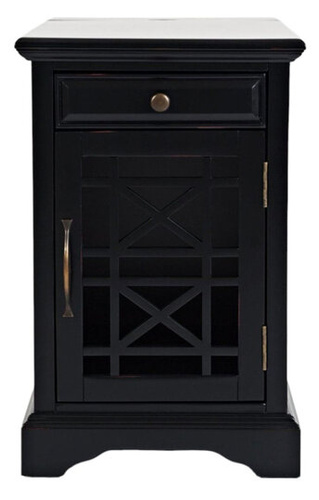 AV275-22  Szafka 1D/1S Avola Antique Black