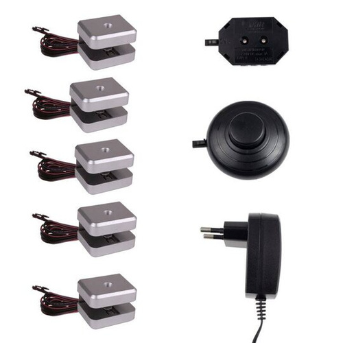 Oświetlenie LED Dojo 2D 5 Pkt Neutralne (Na Półkę Z Płyty 16 Mm)