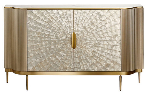 Stilig ST906 Komoda 150 cm dekor muszla morska marmurowy blat