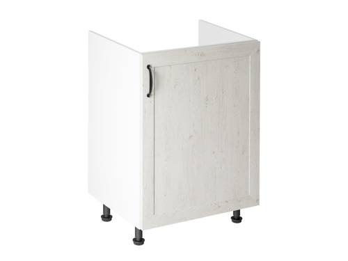 Szafka Kuchenna Dolna 1-drzwiowa Zabudowa Zlewozmywaka D60Z- P Royal Sosna Nordycka Biały Mat