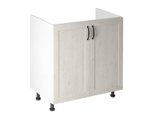 Szafka Kuchenna Dolna 2-drzwiowa Zabudowa Zlewozmywaka D80Z Royal Sosna Nordycka Biały Mat