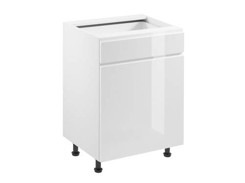 Szafka Kuchenna Dolna 1D1S D60S1 Aspen White Biały Połysk