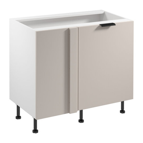 Szafka Kuchenna Dolna 1D Sorento D100N P/L Narożnik Prosty Biały Mat Beżowy Mat