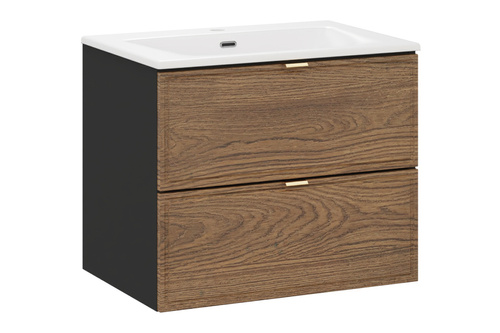 Zestaw Szafka z Umywalką Meblową 60 cm 2 Szuflady Talia Casella