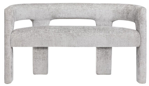 Leith LET71BG Ławka tapicerowana srebrno-szara