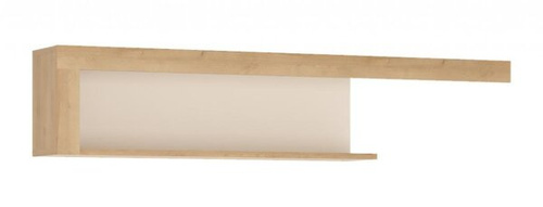 Lyon LYOP03 - Półka Wisząca 130 Dąb Riviera Jasna/Biała