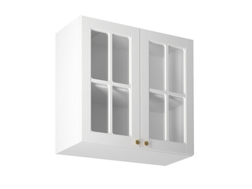 Szafka Kuchenna Górna Witryna 2-drzwiowa G80S Linea White Biały Mat