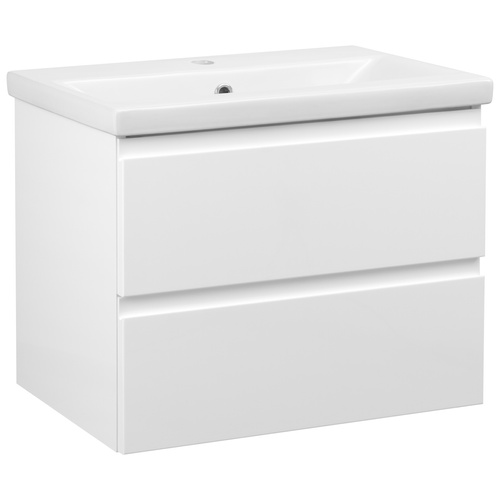 Astor Zestaw Reno 60 cm Szafka z Umywalką 2S Biały Połysk